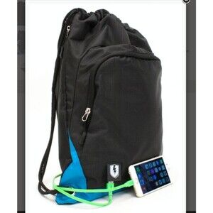 Medge Tech SackPack 6000mAh Tablet Smartphone Charging Backpack Cinch Sack Bag